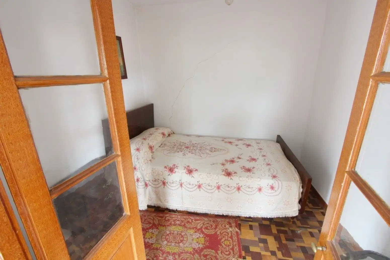 Schlafzimmer von Einfamilien-Reihenhaus zum Verkauf in Cieza (Cantabria) mit Parkett, Terrasse und Abstellraum