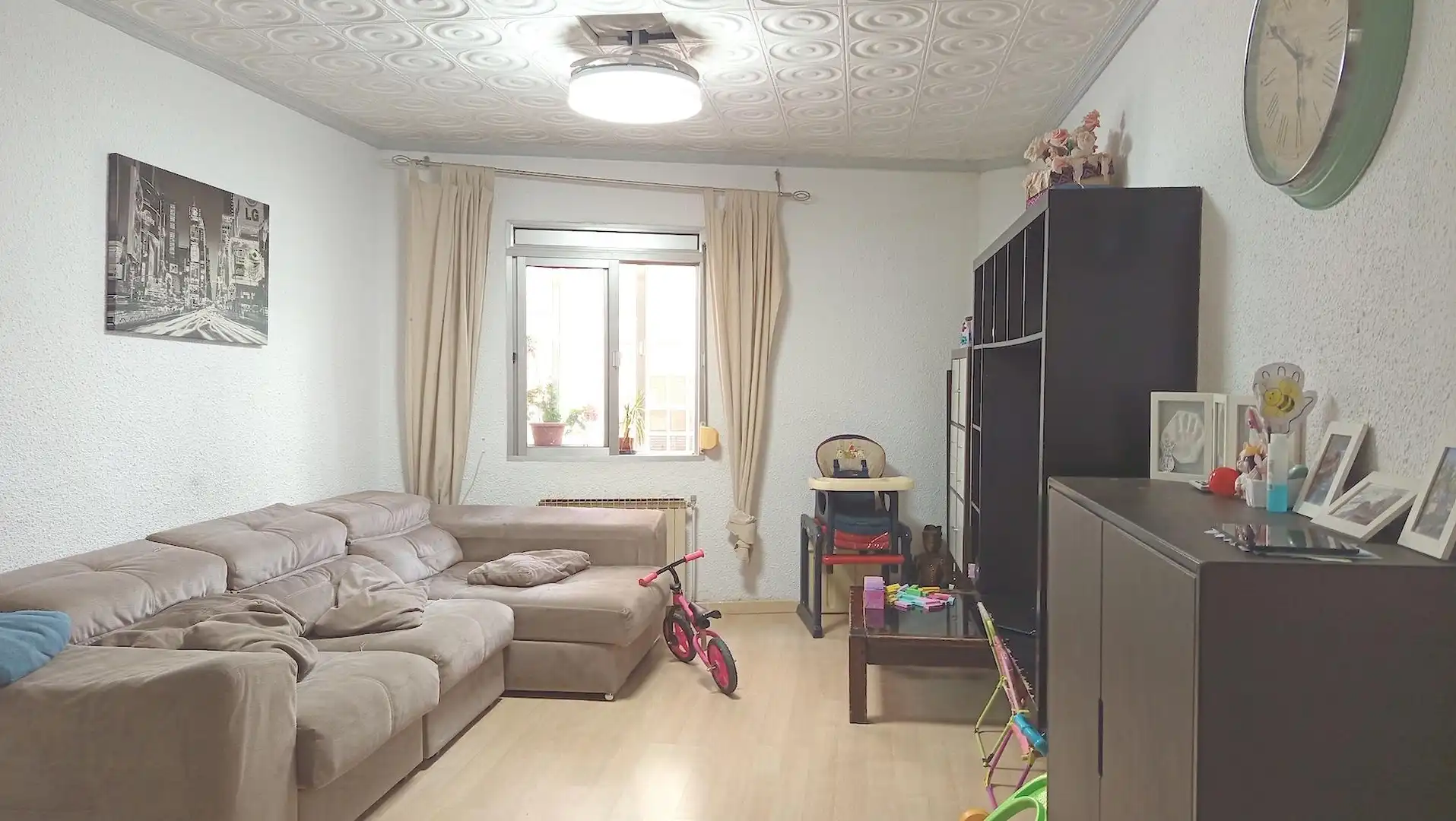 Living room of Flat for sale in Zaragoza  with Heating