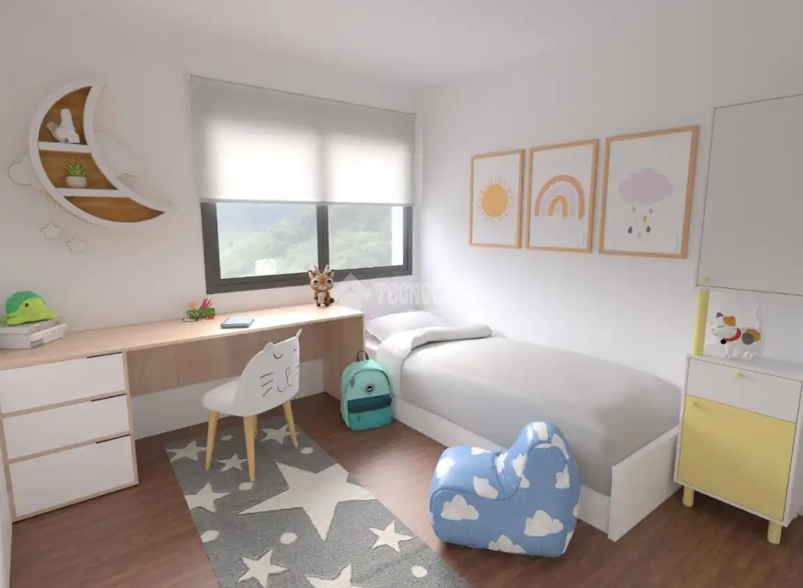 Habitación de Casa o chalet en venta en Villanueva de Gállego con Aire acondicionado, Calefacción y Jardín privado