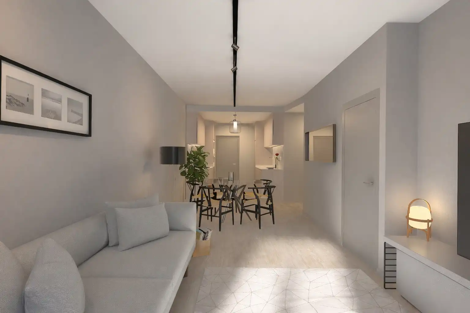 Sala de estar de Piso en venta en Igualada con Aire acondicionado, Calefacción y Parquet