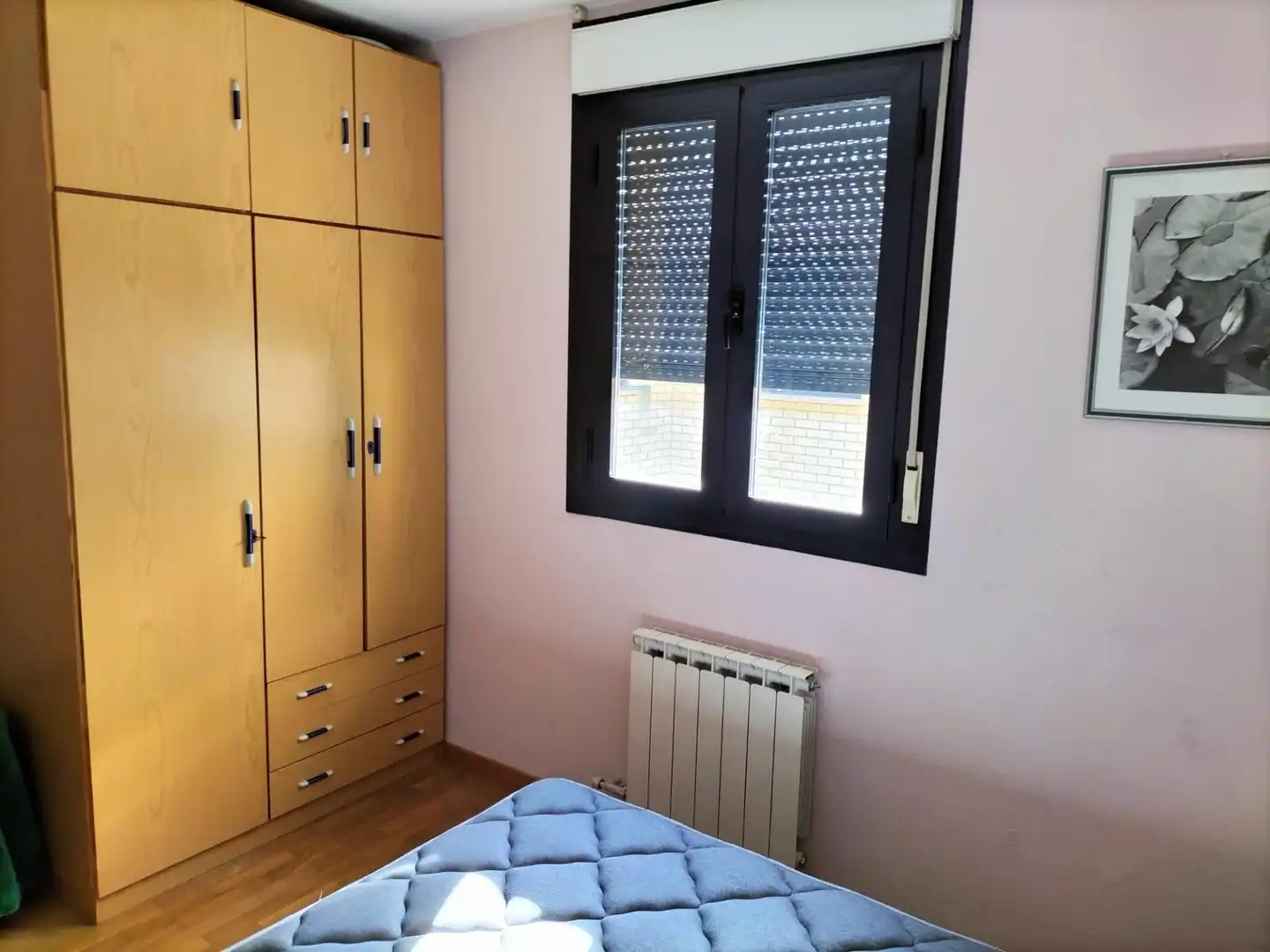Schlafzimmer von Dachboden zur Miete in Palencia mit Heizung, Parkett und Terrasse