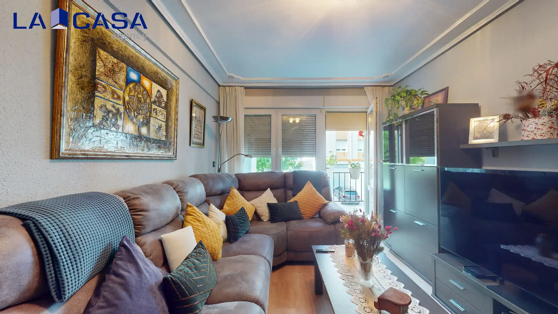 Sala de estar de Piso en venta en Bilbao  con Balcón
