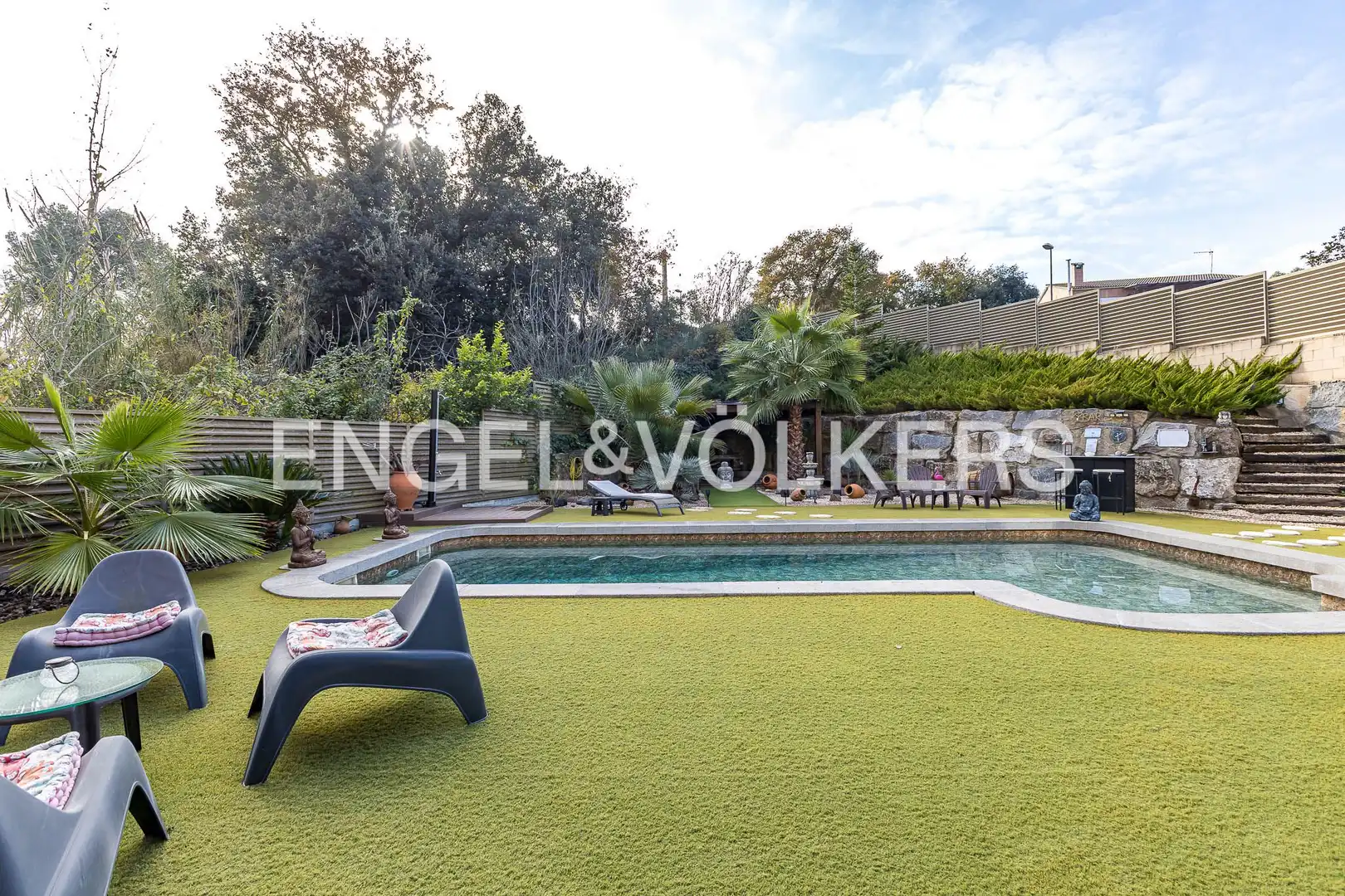 Piscina de Casa o xalet en venda en Rubí amb Calefacció, Jardí privat i Piscina
