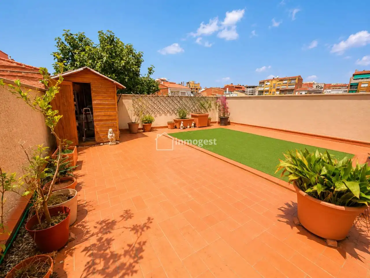 Terrace of Flat for sale in Salt  with Heating, Terrace and Storage room