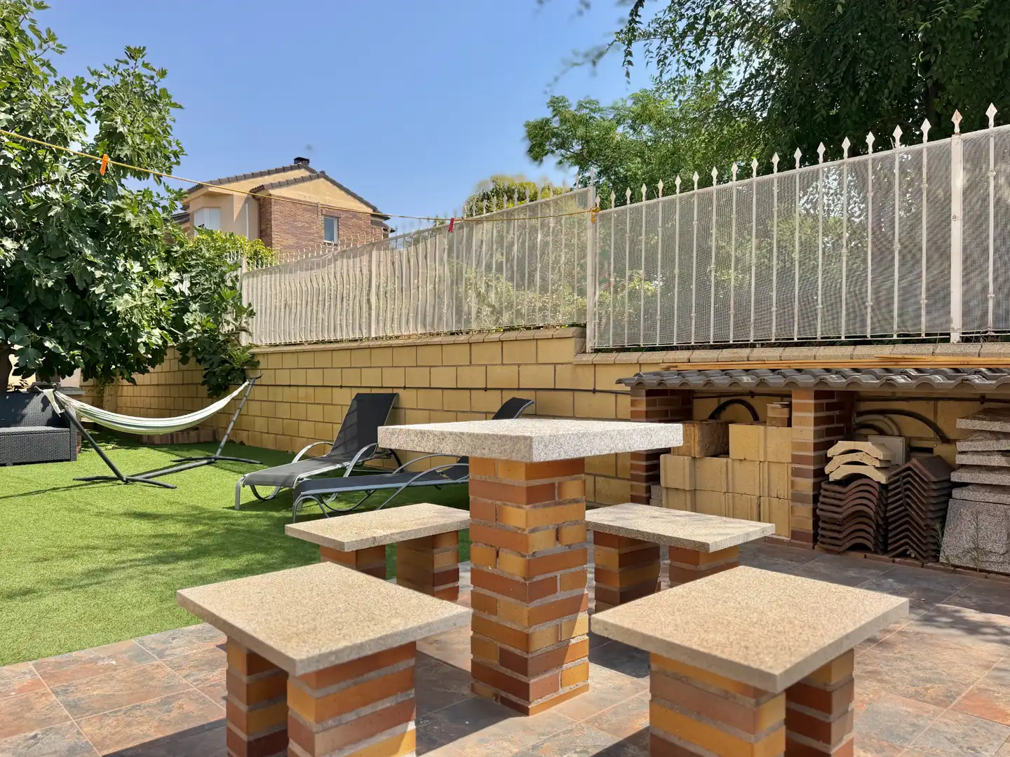 Terrassa de Casa adosada en venda en Ugena amb Aire condicionat, Calefacció i Jardí privat