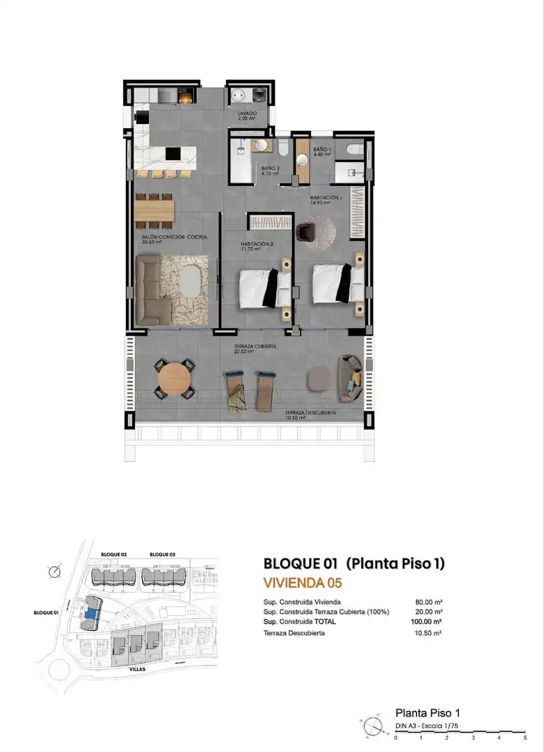 Apartment with pool for sale in Balcón de Finestrat - Terra Marina, imagen 29