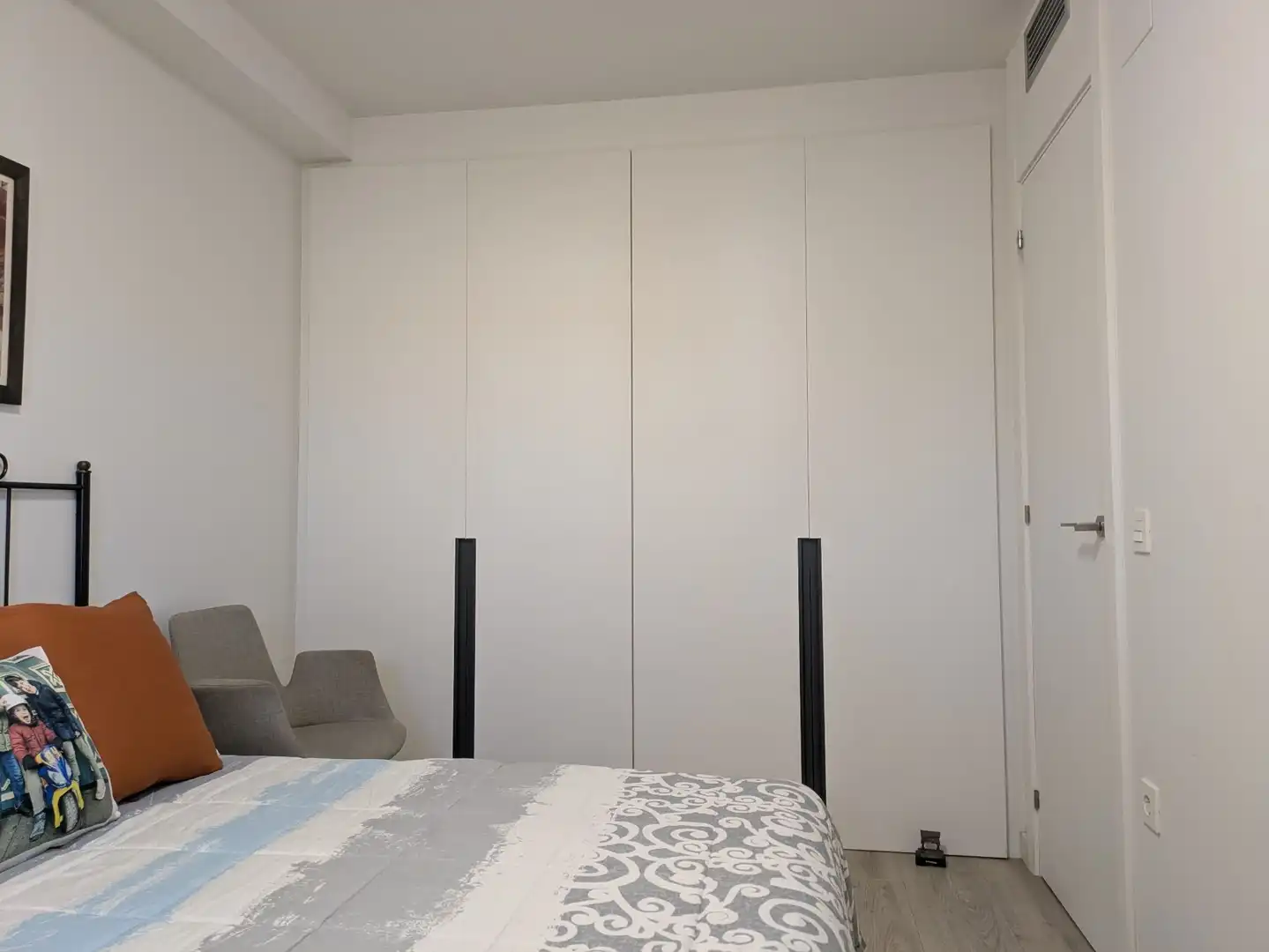 Schlafzimmer von Wohnung zum Verkauf in Monzón mit Klimaanlage, Heizung und Terrasse