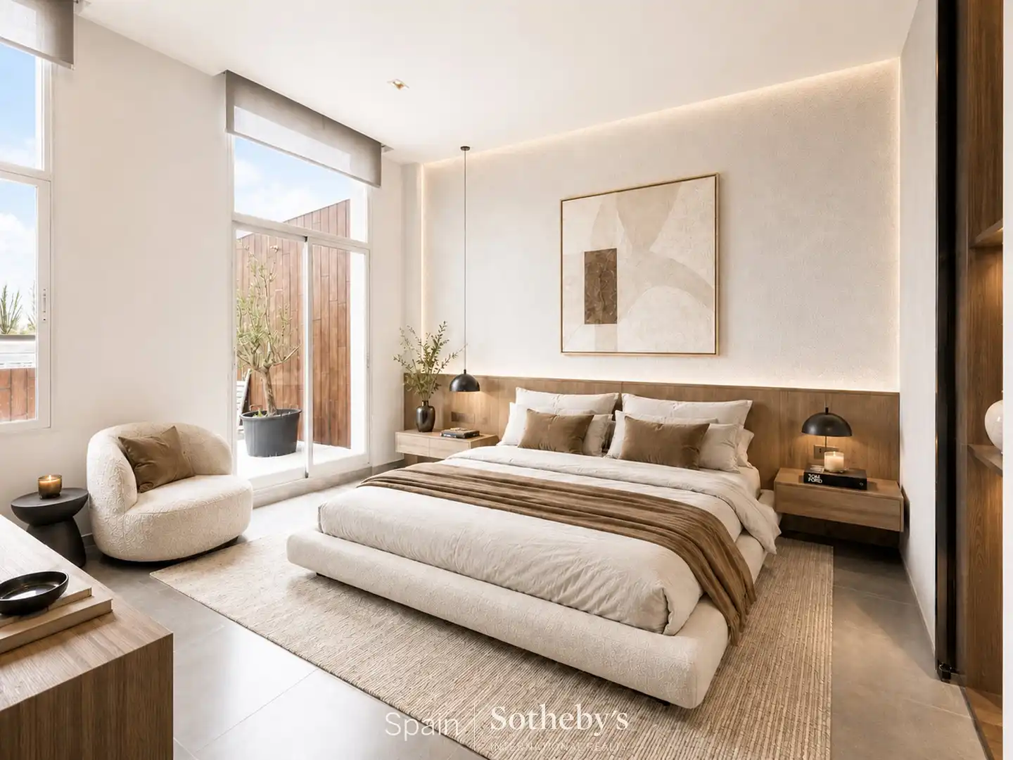 Dormitori de Apartament en venda en Madrid amb Aire condicionat, Calefacció i Terrassa