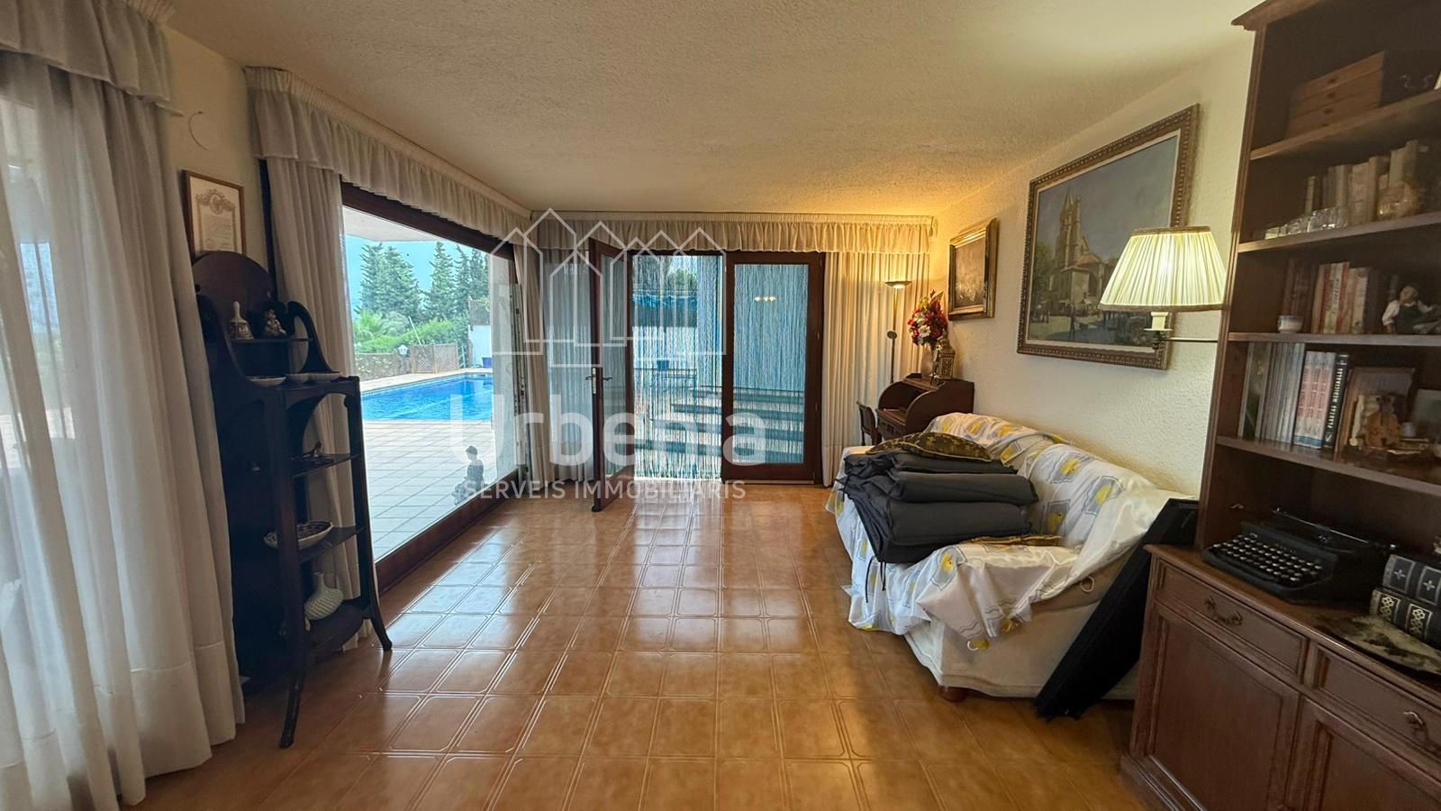 Living room of House or chalet for sale in Santa Susanna  with Air Conditioner and Heating