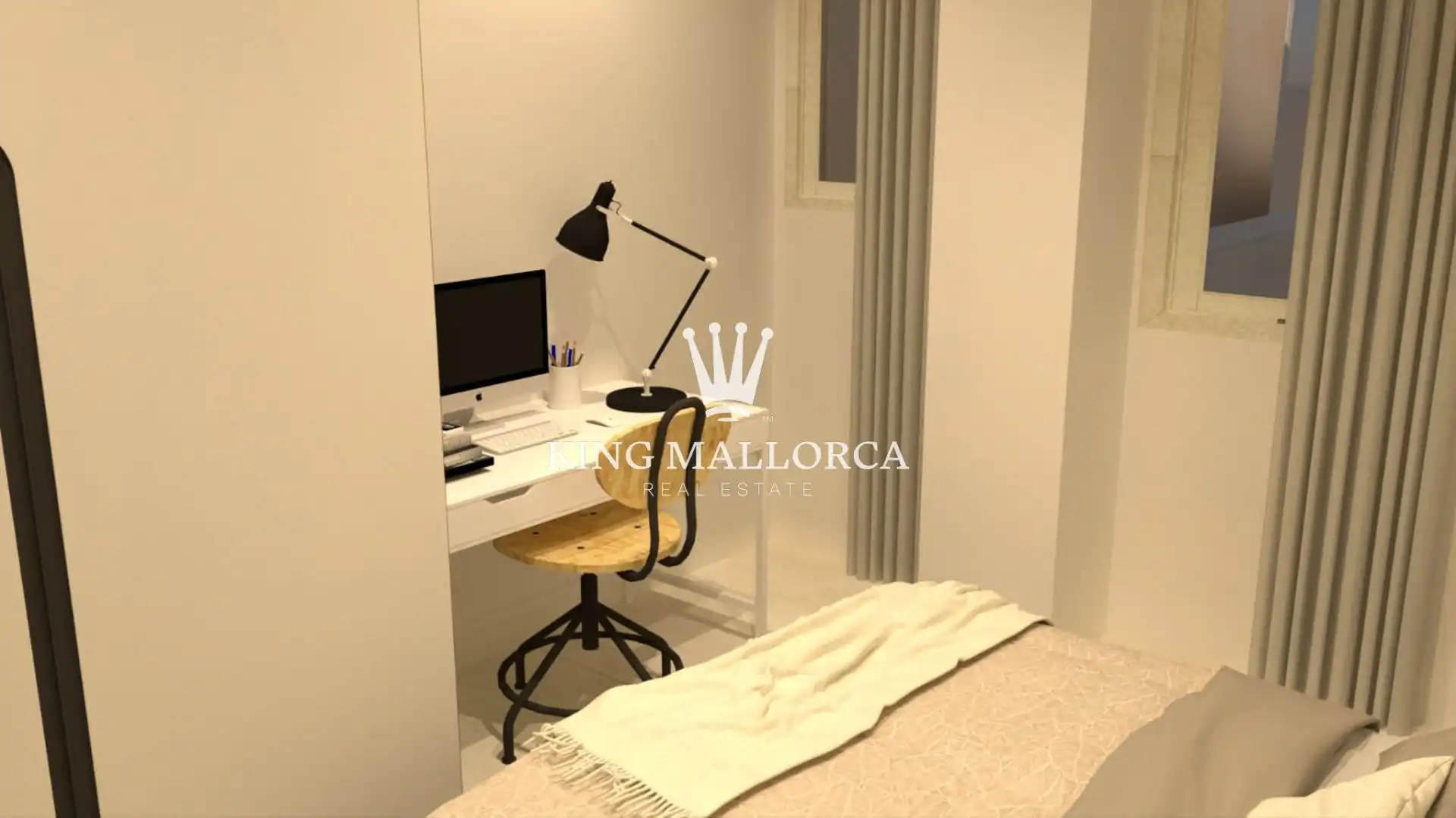 Bedroom of Apartments for sale in  Palma de Mallorca  with Air Conditioner, Heating and Terrace