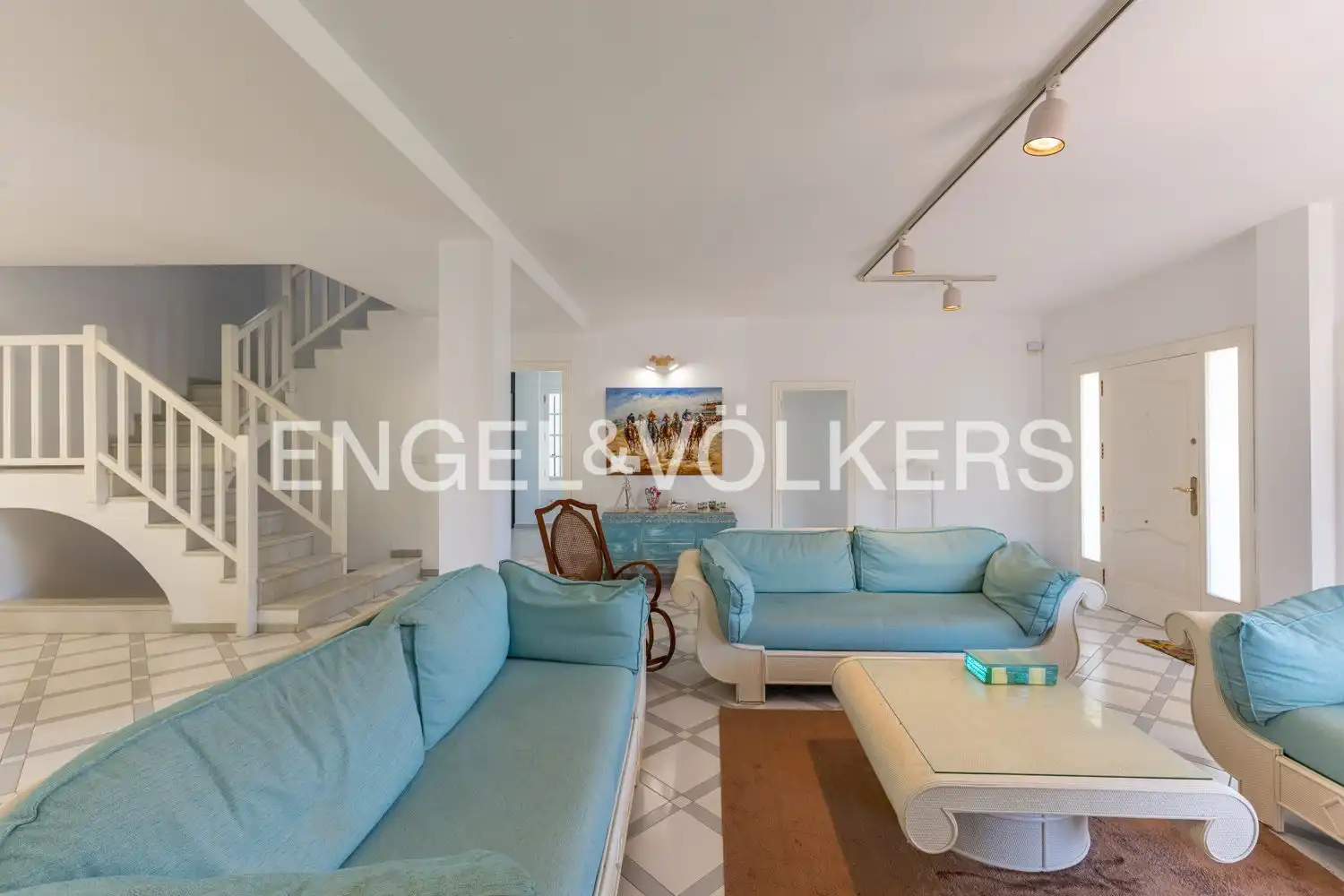 Living room of Houses for rent in Valencia  with Air Conditioner, Heating and Private garden