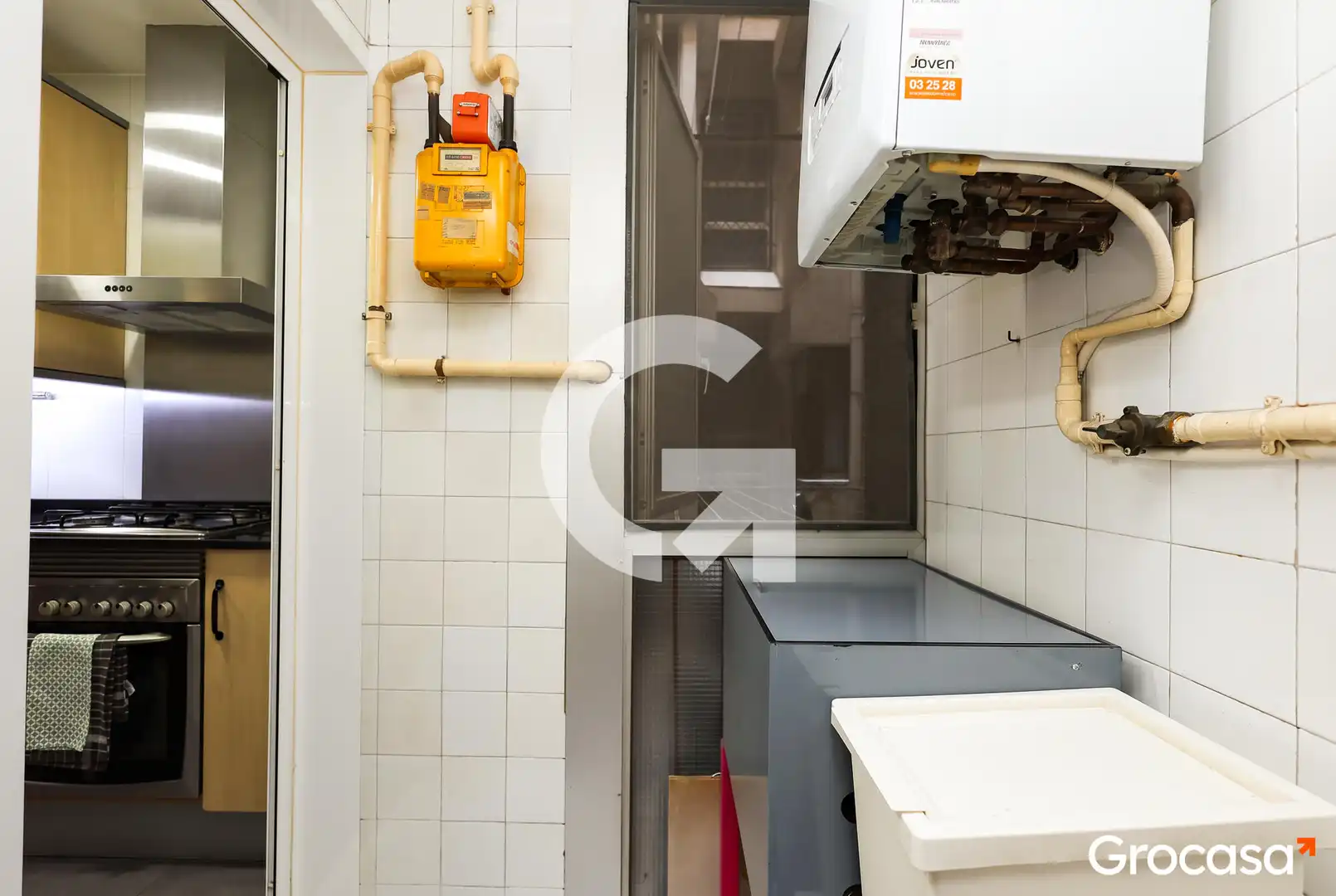 Cocina de Piso en venta en Barcelona con Aire acondicionado, Calefacción y Horno