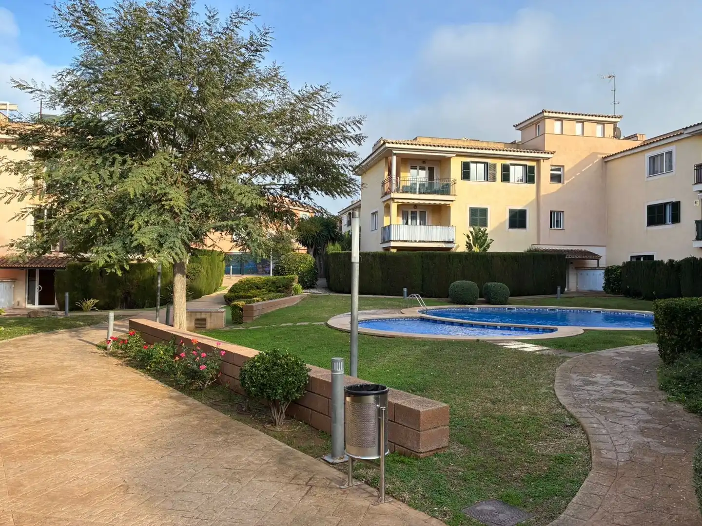 Swimming pool of Apartments for sale in Llucmajor  with Air Conditioner, Heating and Private garden