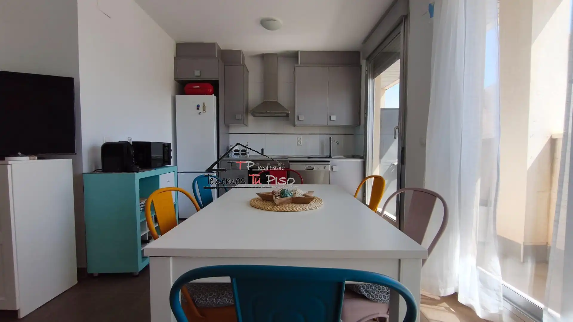 Cocina de Apartamento en venta en Benicarló con Aire acondicionado, Calefacción y Jardín privado