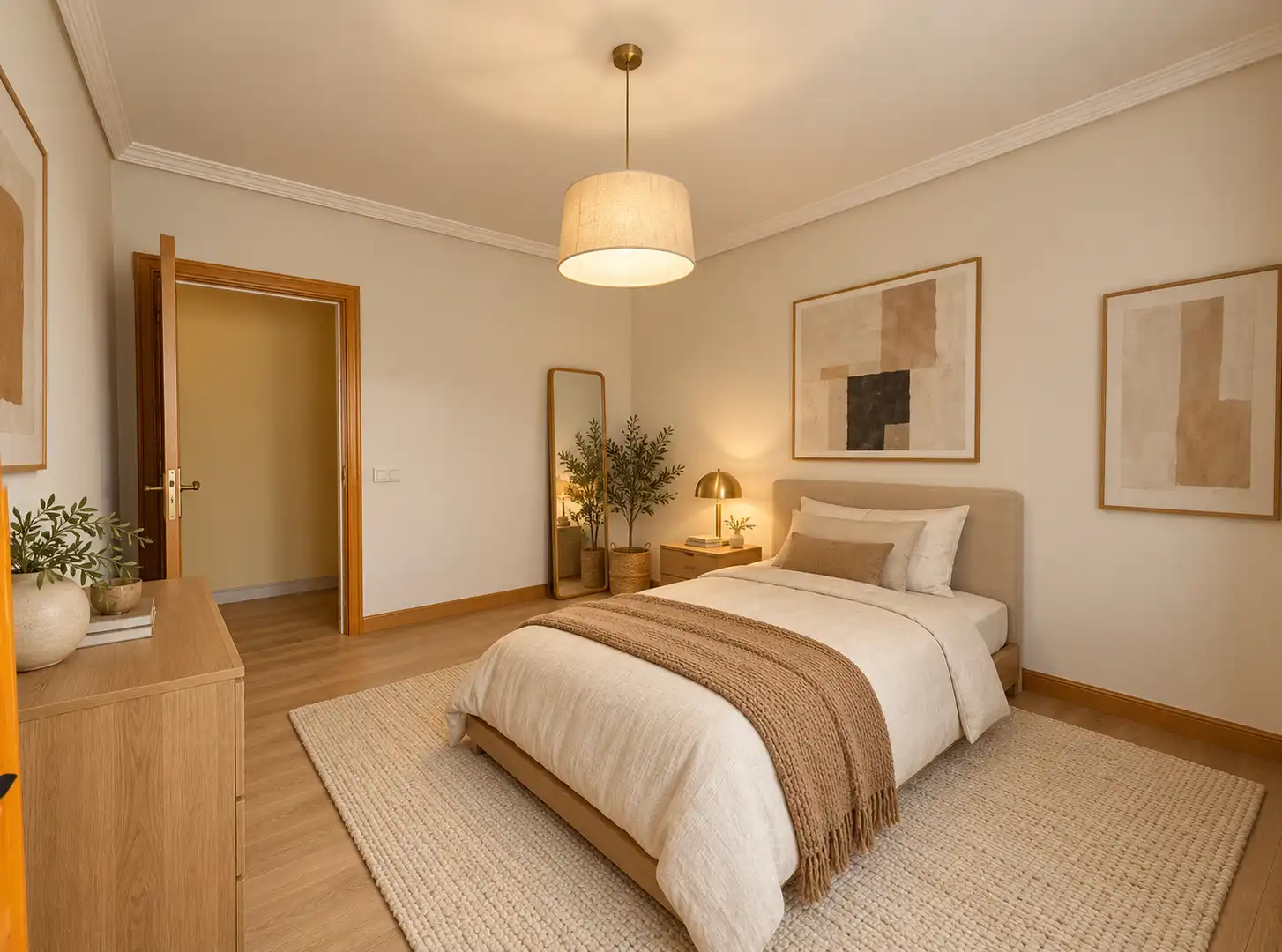 Schlafzimmer von Wohnung zum Verkauf in Neguri 