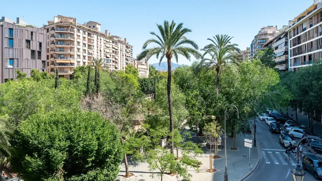 Außenansicht von Wohnungen zum Verkauf in  Palma de Mallorca mit Heizung und Terrasse