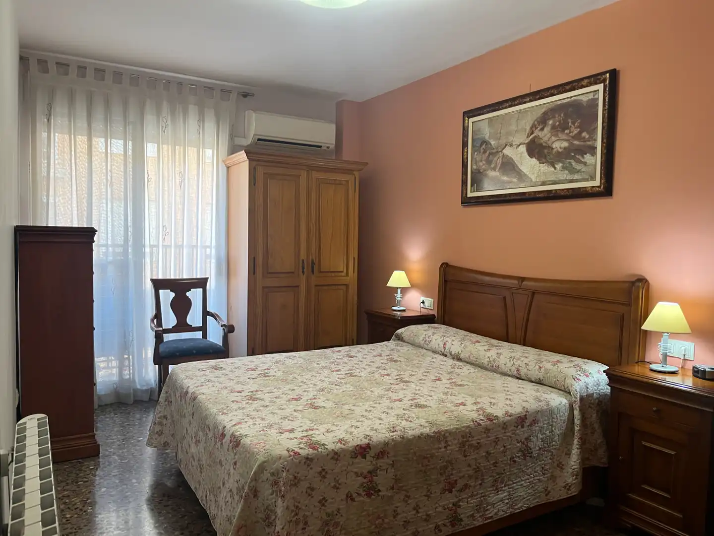 Bedroom of Flat for sale in Valencia  with Air Conditioner, Terrace and Storage room