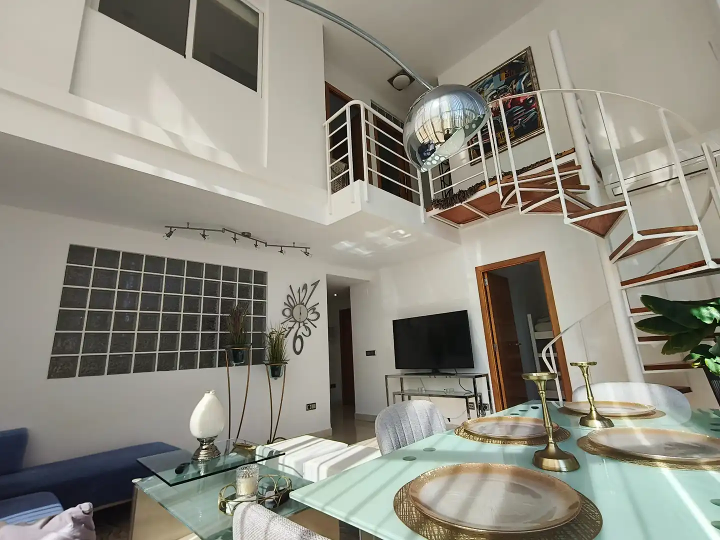 Sala de estar de Ático en venta en Gandia con Aire acondicionado, Terraza y Amueblado