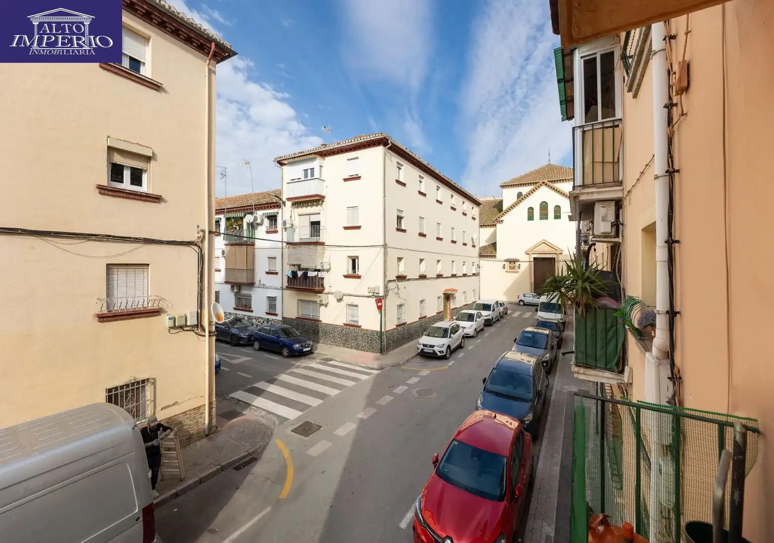 Exterior view of Flat for sale in Granada  with Air Conditioner, Terrace and Balcony