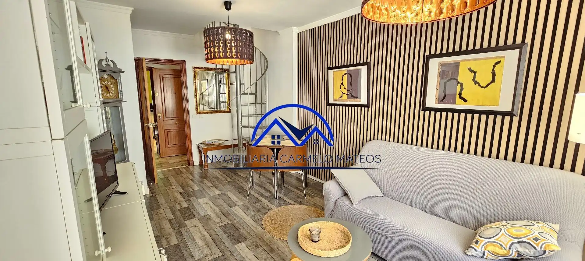 Sala de estar de Ático en venta en Sanlúcar de Barrameda con Aire acondicionado, Jardín privado y Terraza
