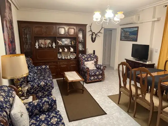 Living room of Flat for rent in Puertollano  with Air Conditioner, Heating and Furnished