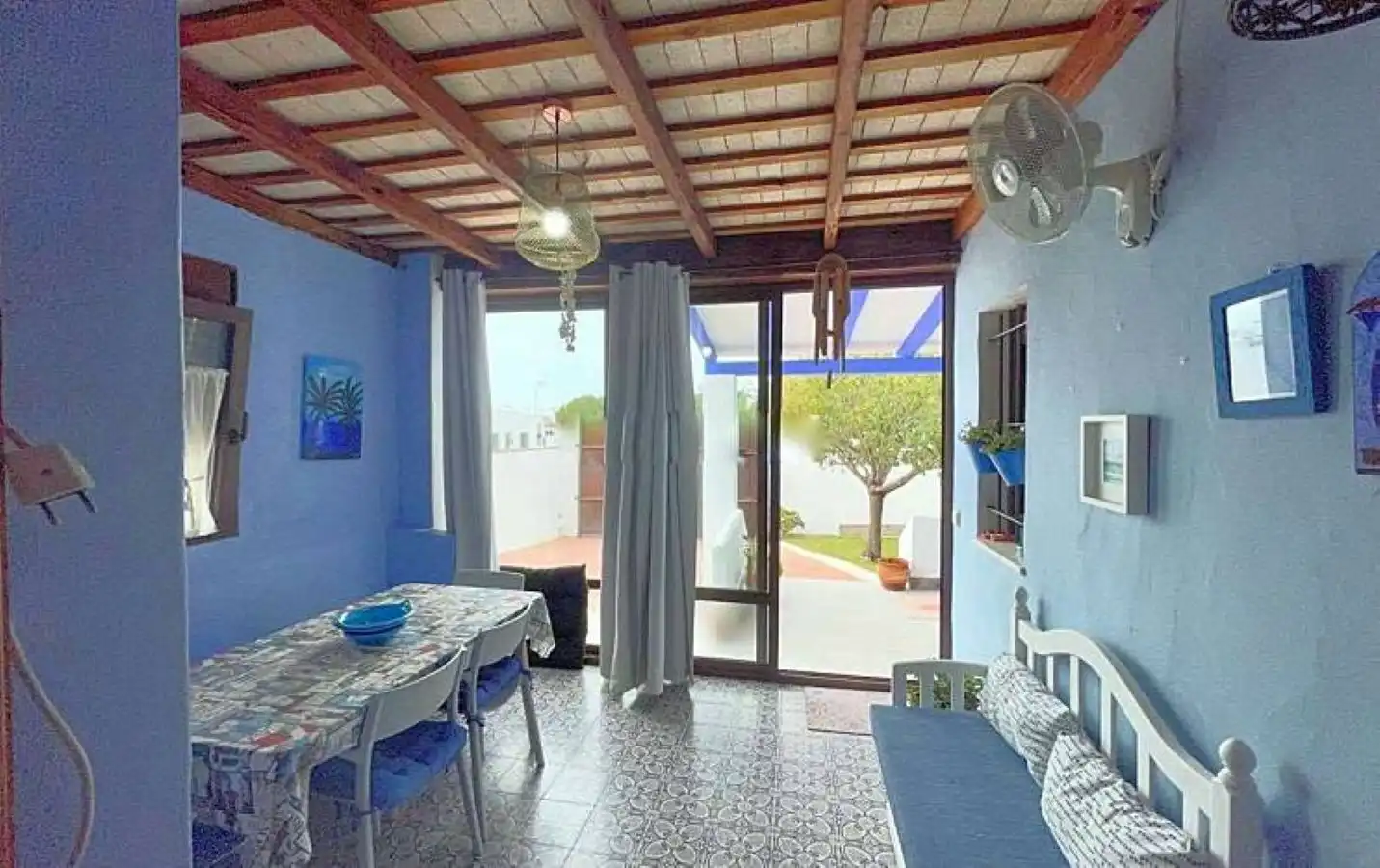 Terrace of Houses for rent in Conil de la Frontera  with Air Conditioner, Private garden and Terrace
