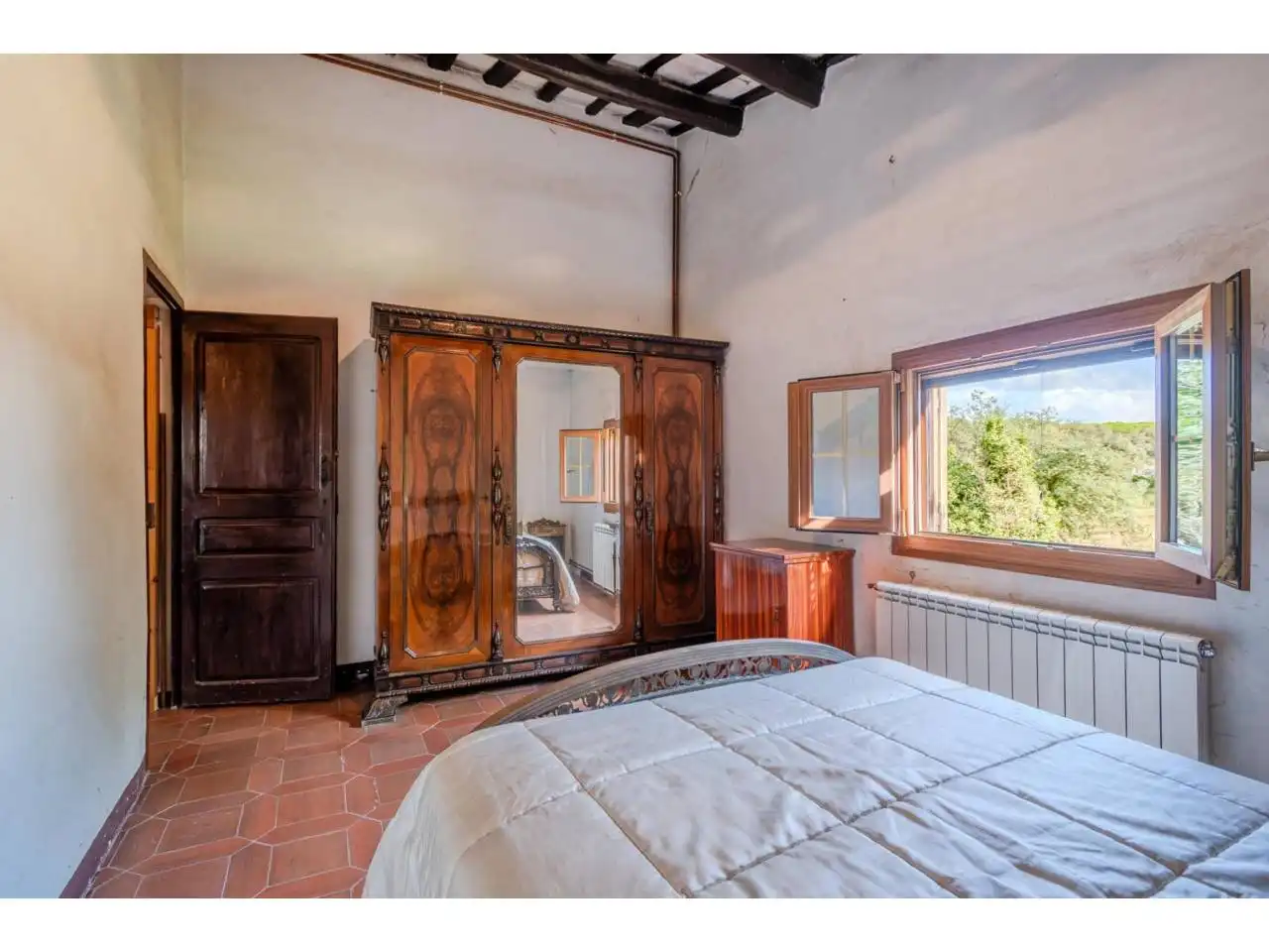 Habitación de Finca rústica en venta en Sils con Calefacción, Jardín privado y Terraza