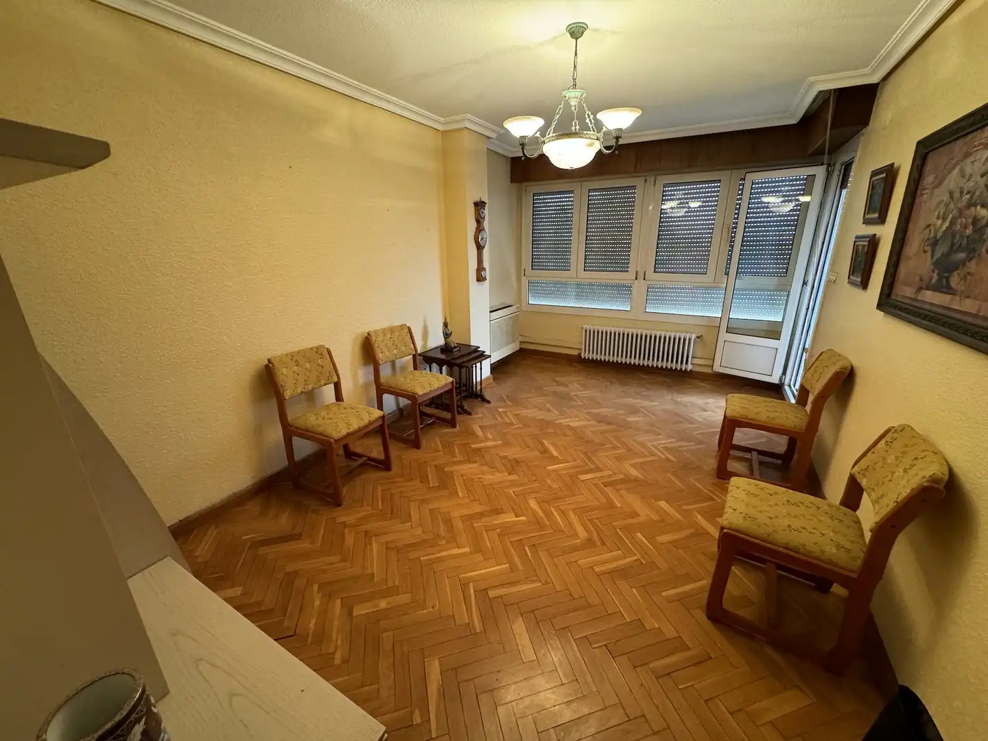 Sala d'estar de Pis en venda en Villena amb Aire condicionat, Calefacció i Parquet