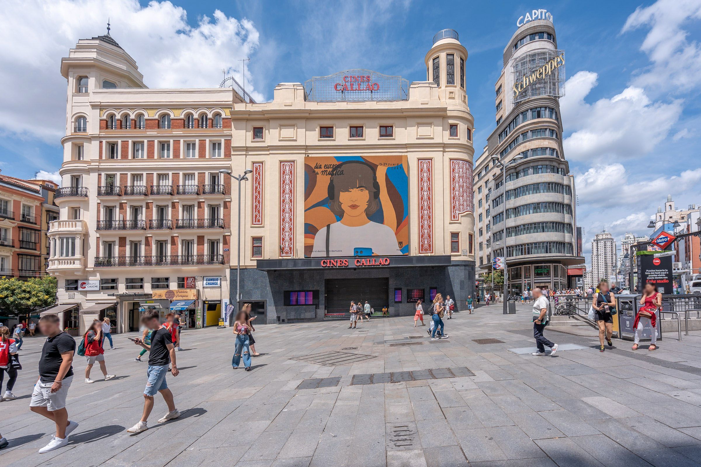 Vista exterior de Pis en venda en  Madrid Capital amb Aire condicionat, Calefacció i Moblat