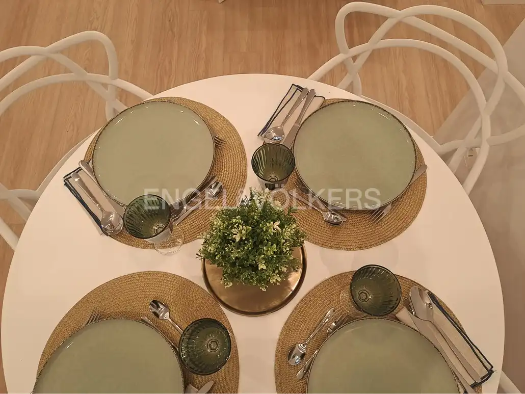 Dining room of Apartments for rent in Madrid  with Air Conditioner, Heating and Furnished