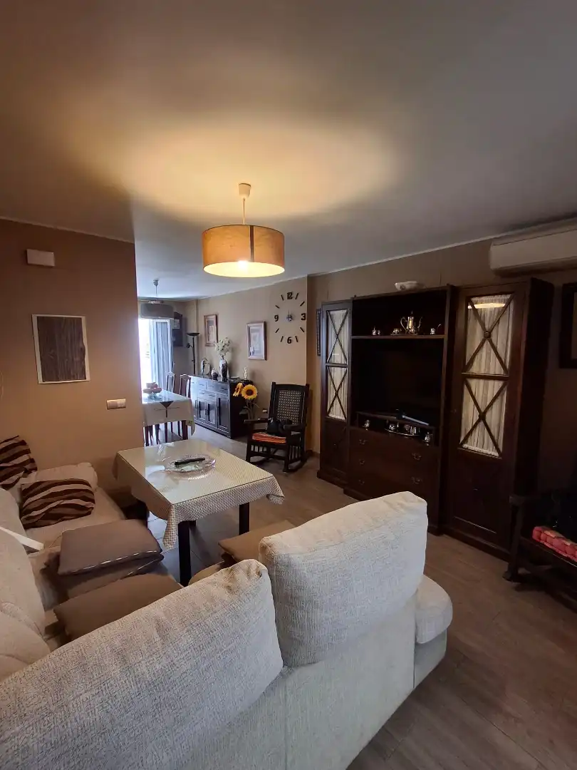 Sala d'estar de Casa o xalet en venda en Dos Hermanas amb Aire condicionat, Terrassa i Traster