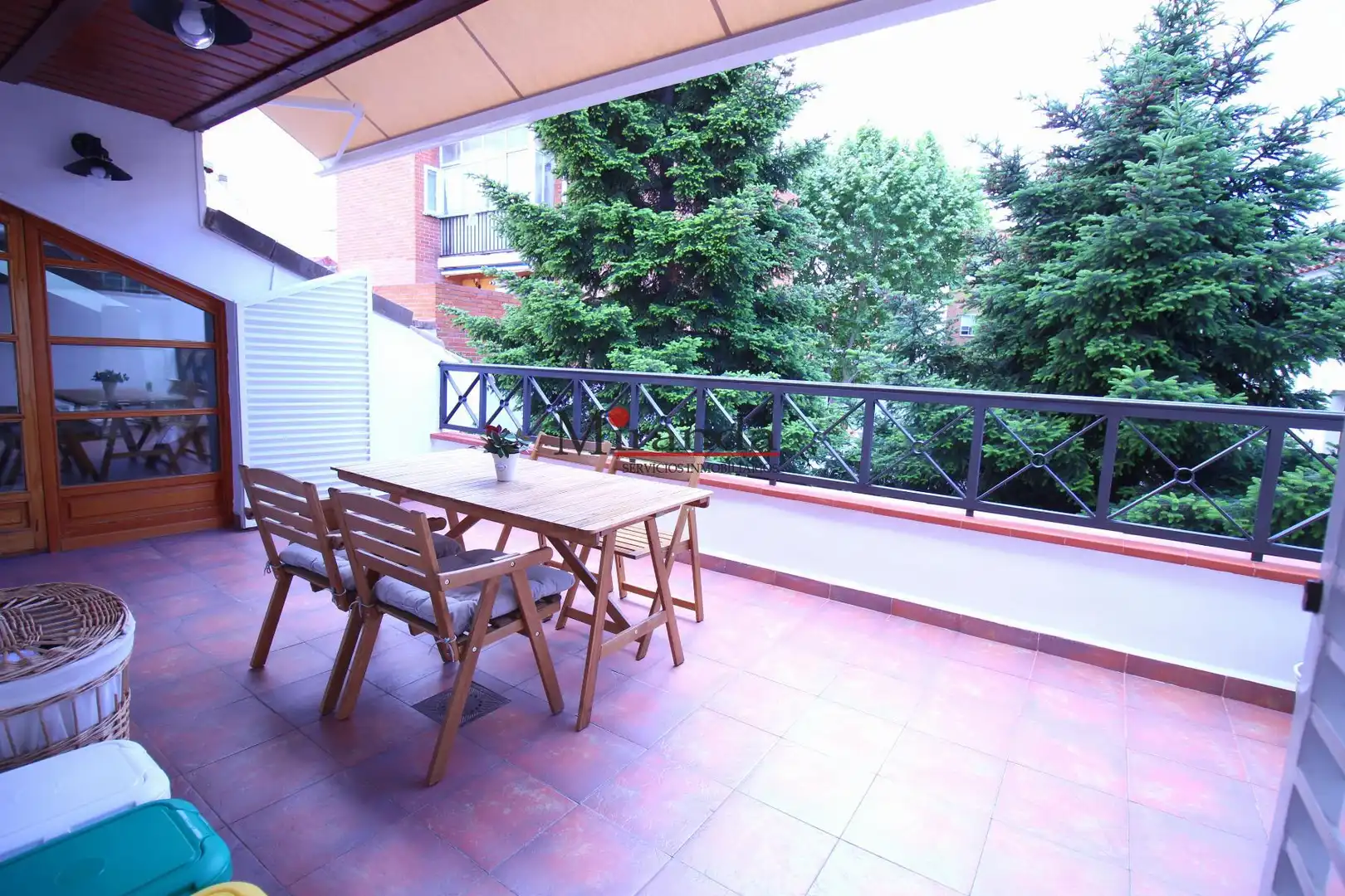 Terrasse von Maisonette zur Miete in Villaviciosa de Odón mit Klimaanlage, Heizung und Parkett