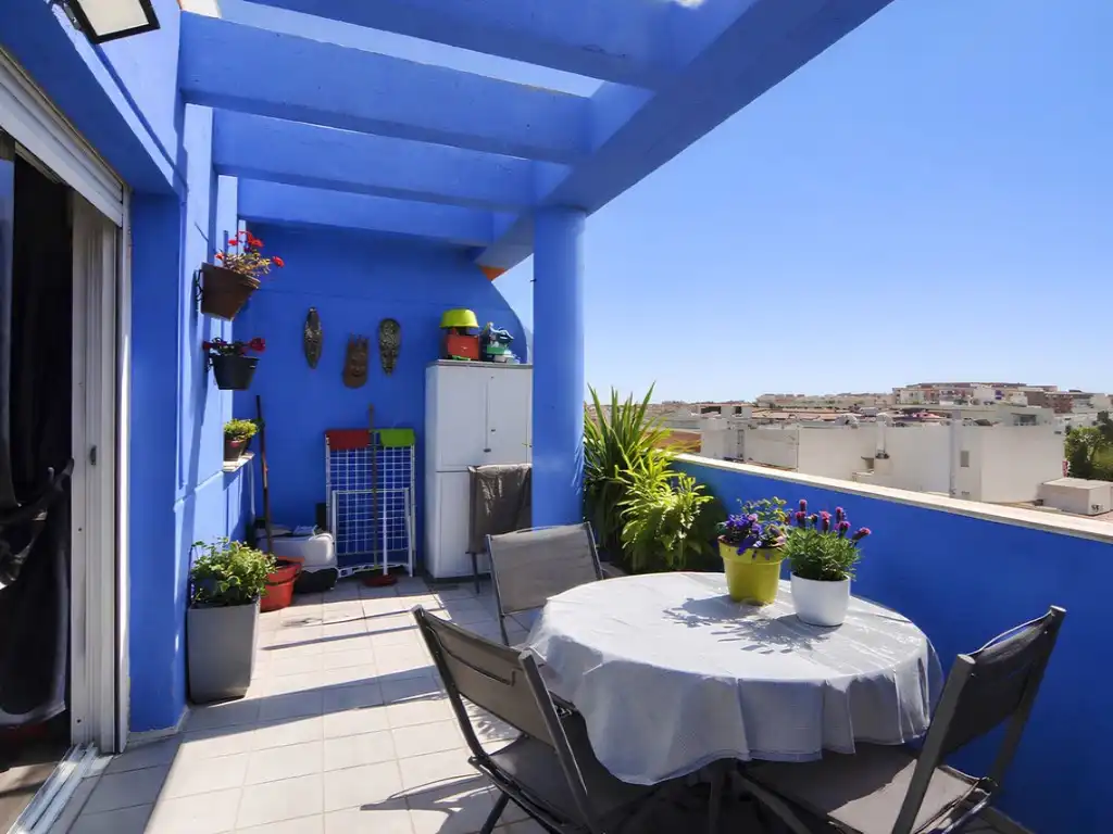 Terraza de Piso en venta en Mijas con Aire acondicionado, Terraza y Amueblado