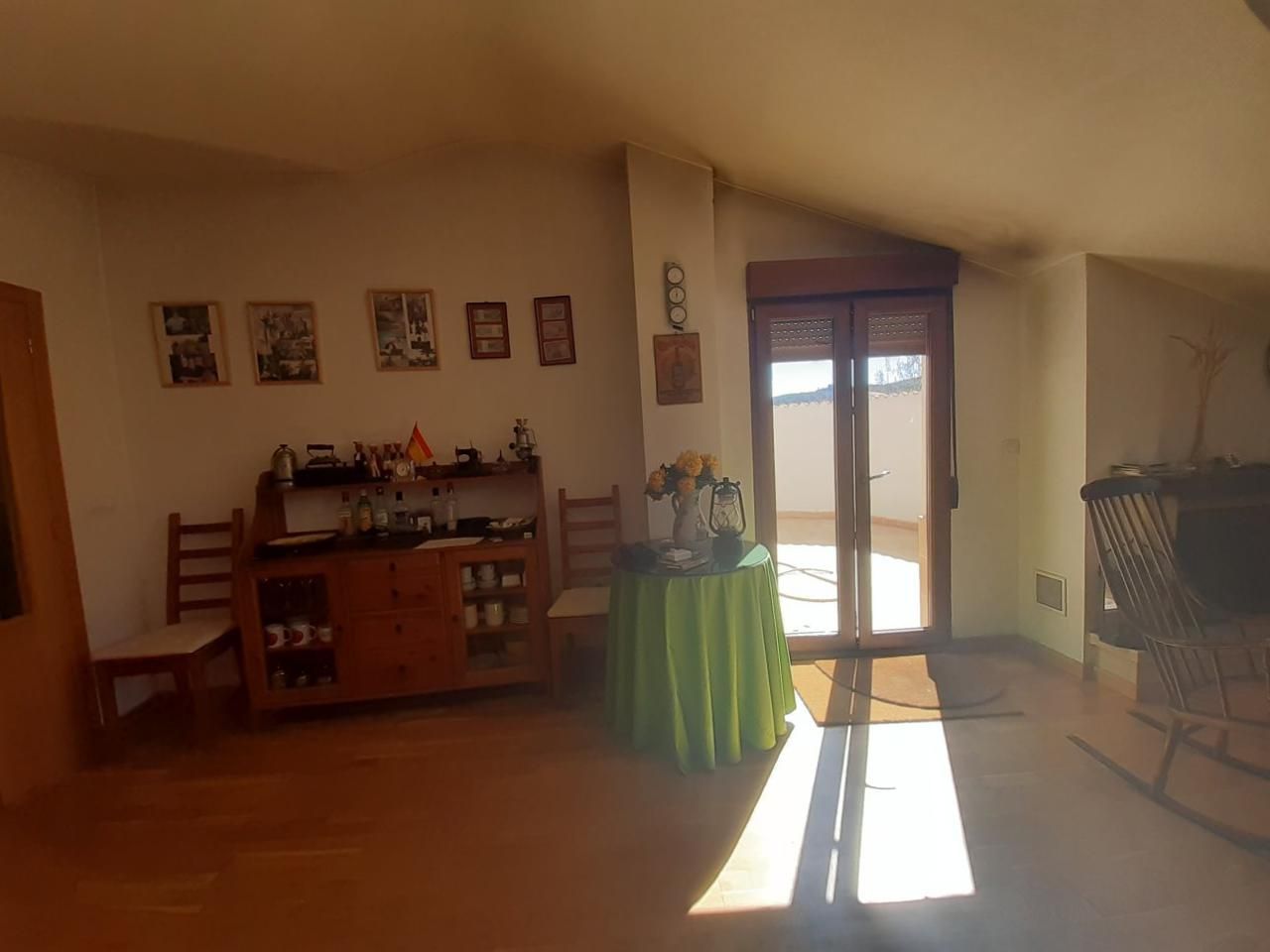 Dining room of Flat for sale in Bronchales  with Parquet flooring, Terrace and Storage room