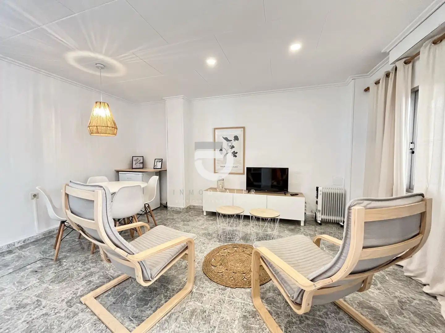 Wohnzimmer von Haus oder Chalet zum Verkauf in Oliva mit Klimaanlage, Heizung und Terrasse