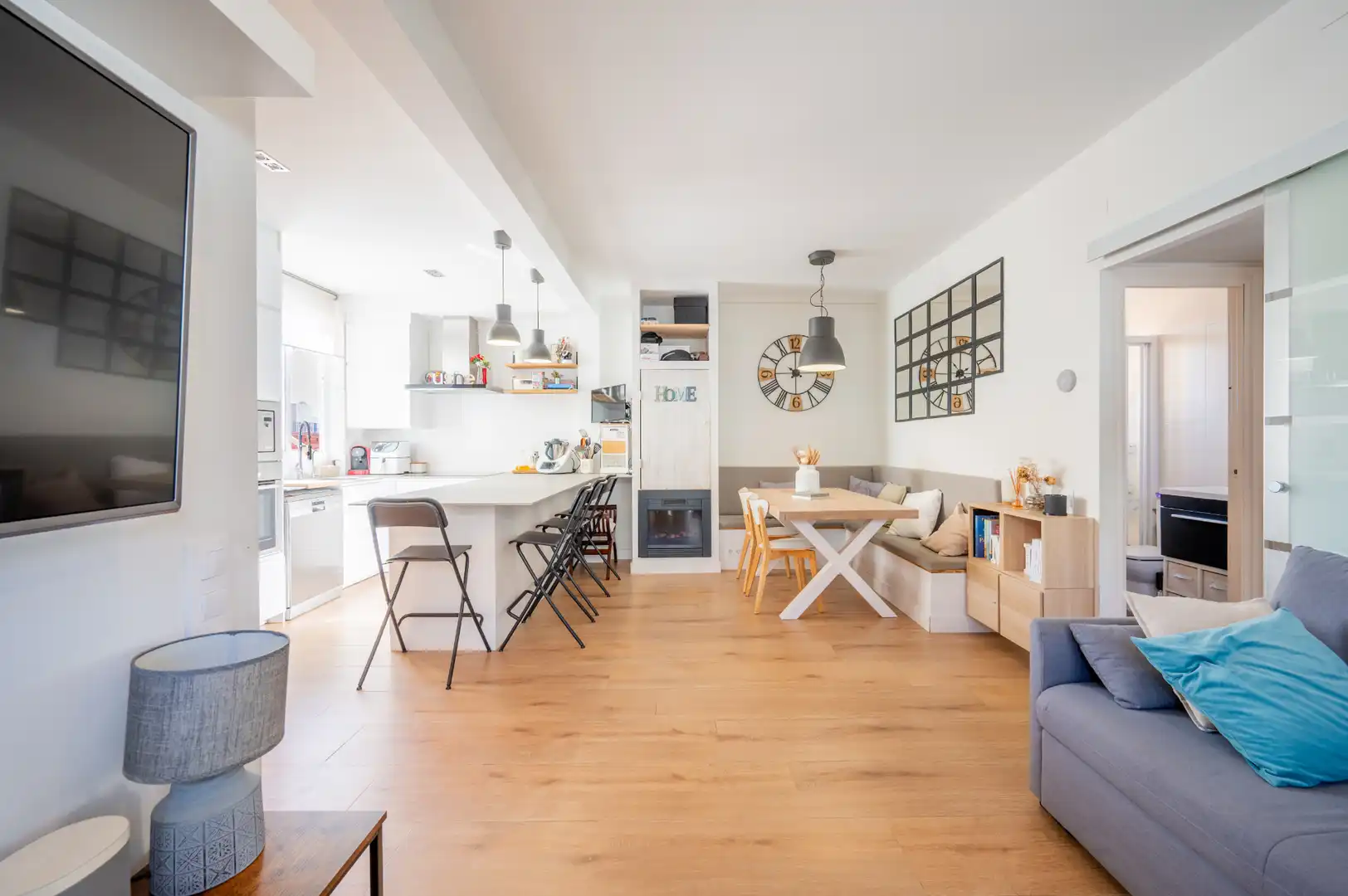 Cocina de Piso en venta en Barcelona con Aire acondicionado, Calefacción y Parquet
