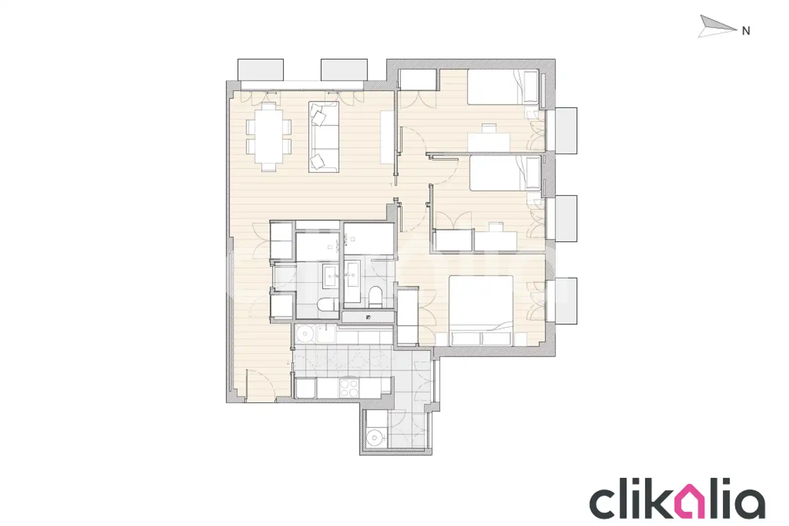 Piso con ascensor en venta en Cruz de Humilladero, imagen 26