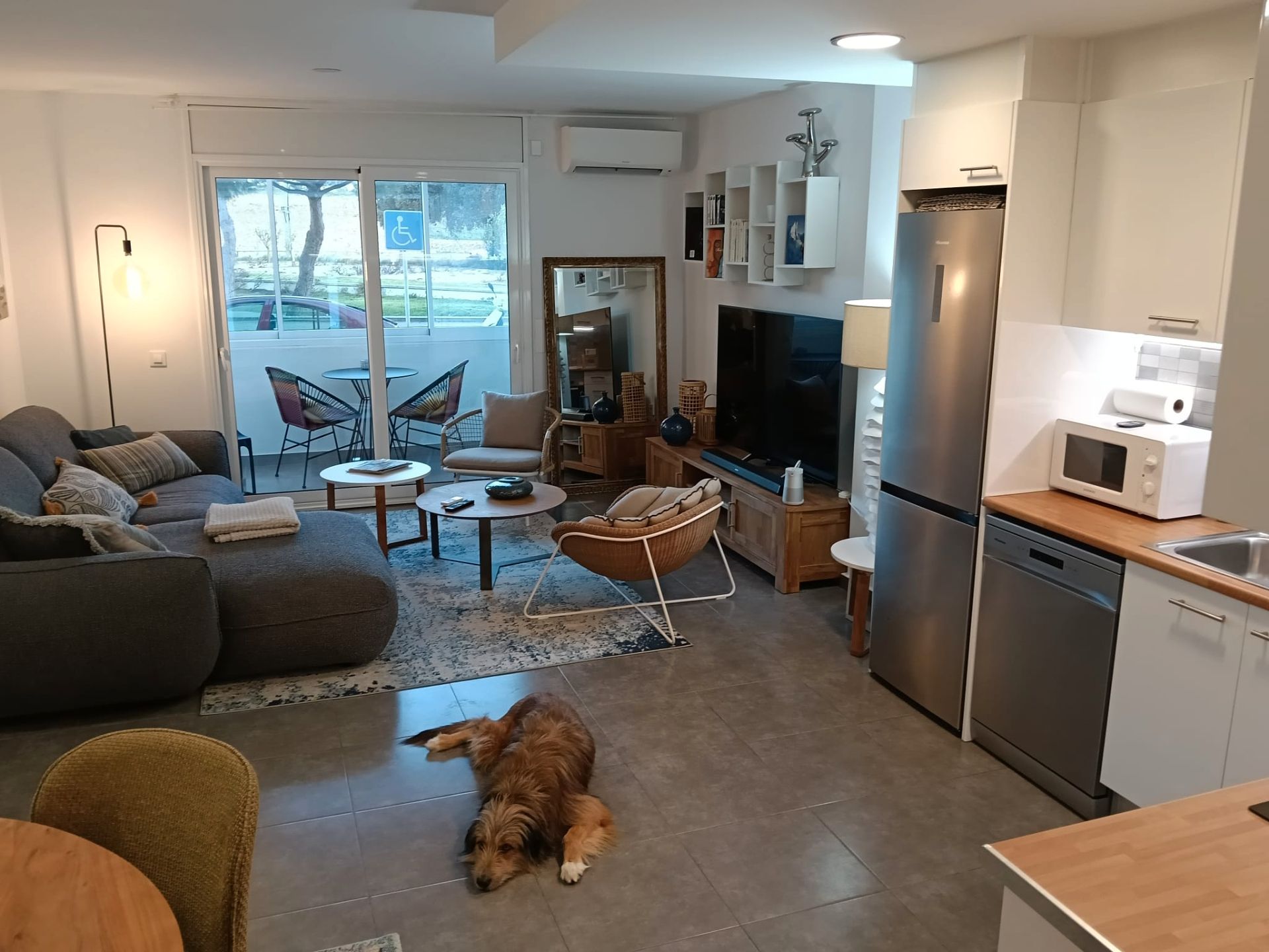 Sala d'estar de Pis en venda en Roses amb Aire condicionat, Calefacció i Terrassa