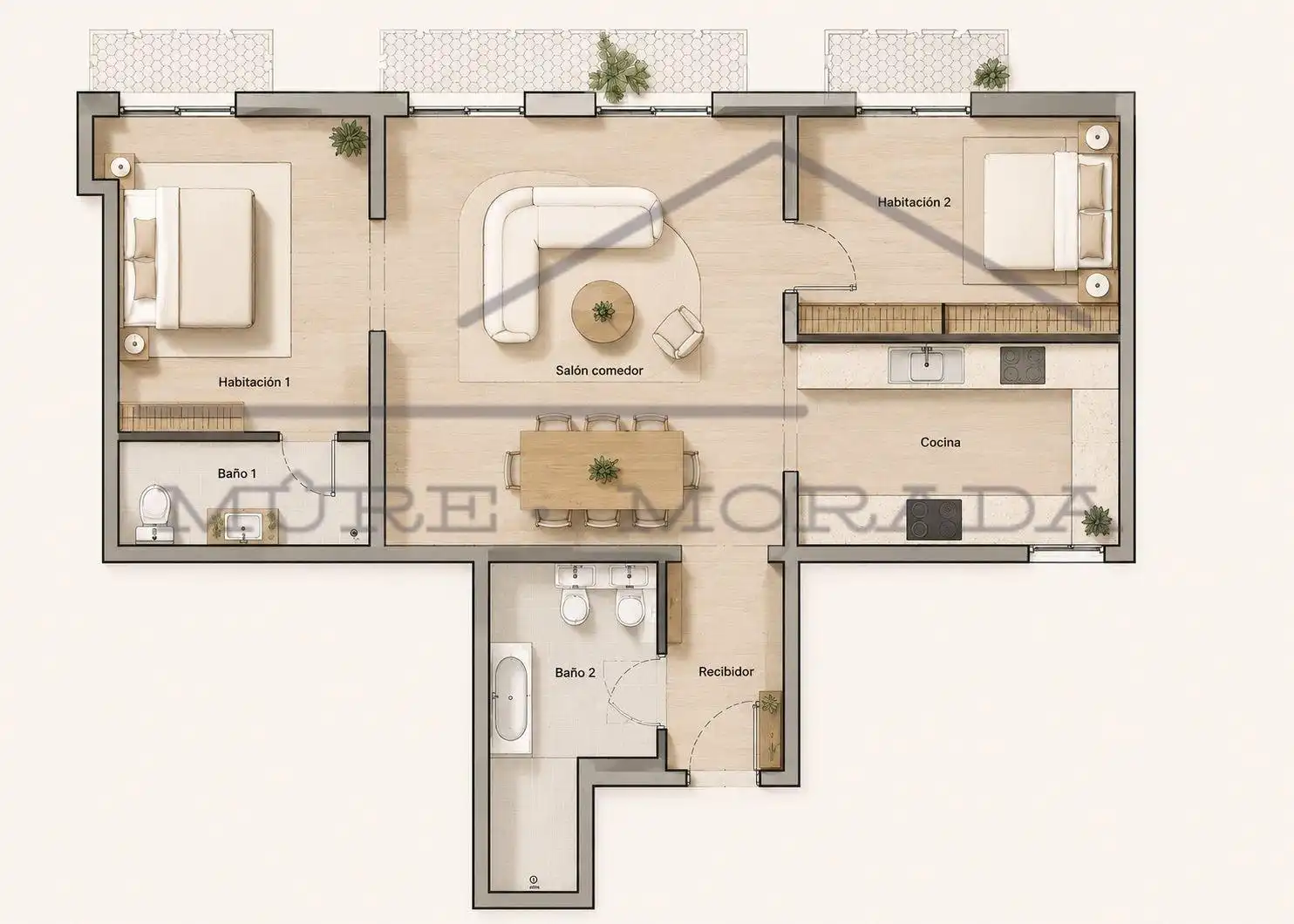 Appartamento con terrazza in vendita a Eixample, imagen 8