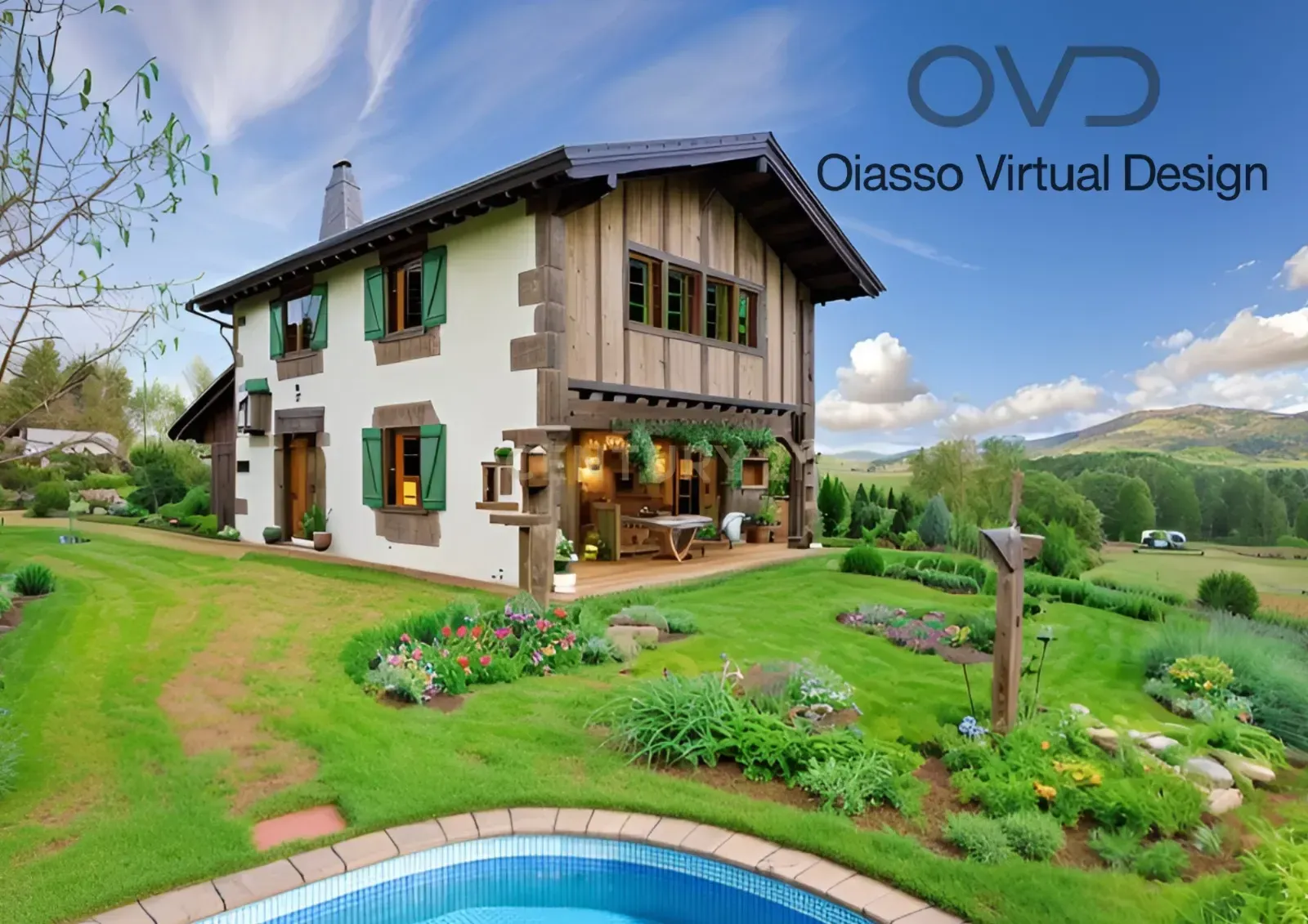 Vista exterior de Casa o xalet en venda en Zugarramurdi amb Jardí privat