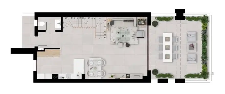 Casa a schiera con terrazza in vendita a Calle carro del lago, imagen 25