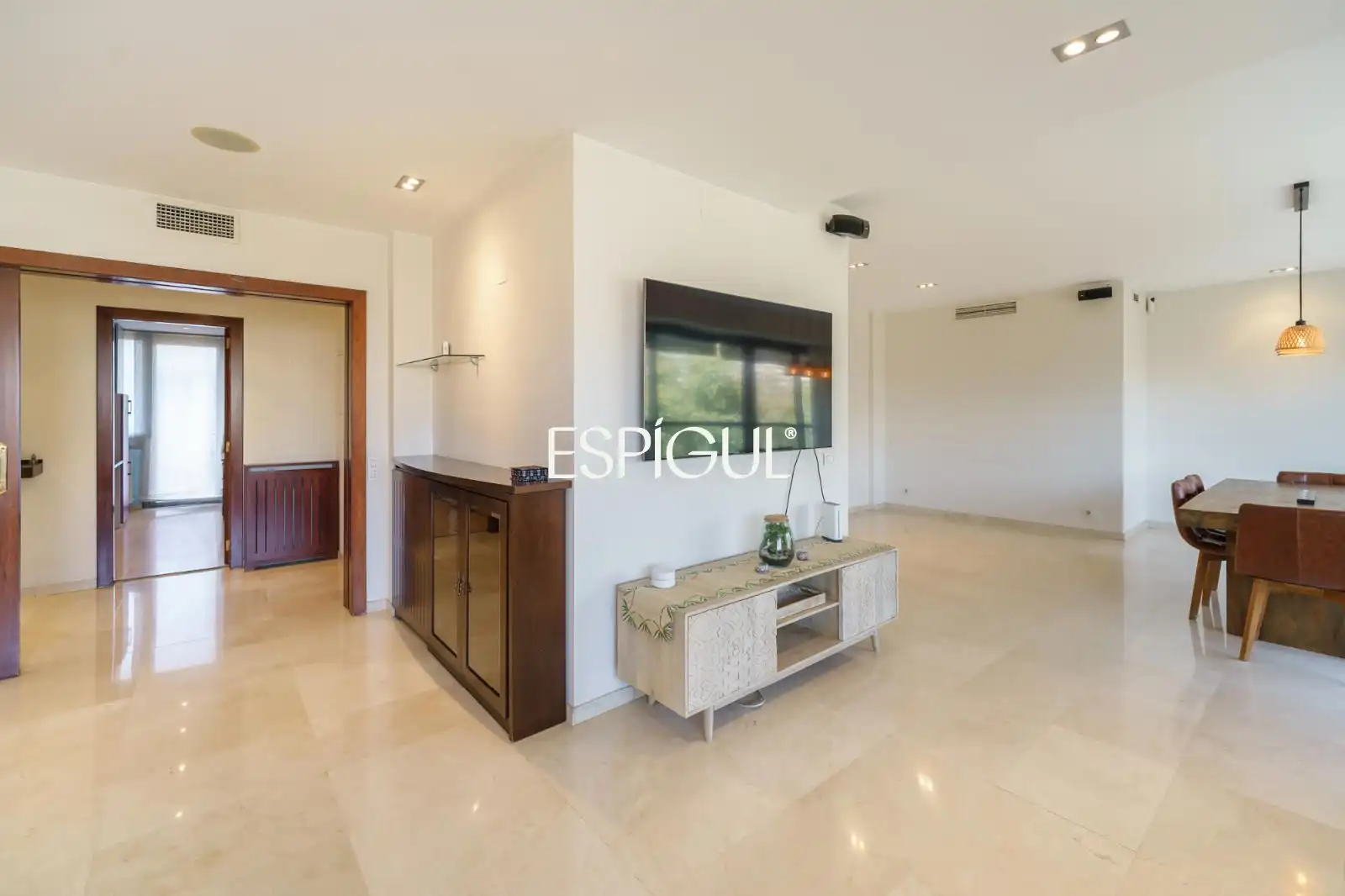 Sala de estar de Piso de alquiler en Barcelona con Aire acondicionado, Calefacción y Terraza