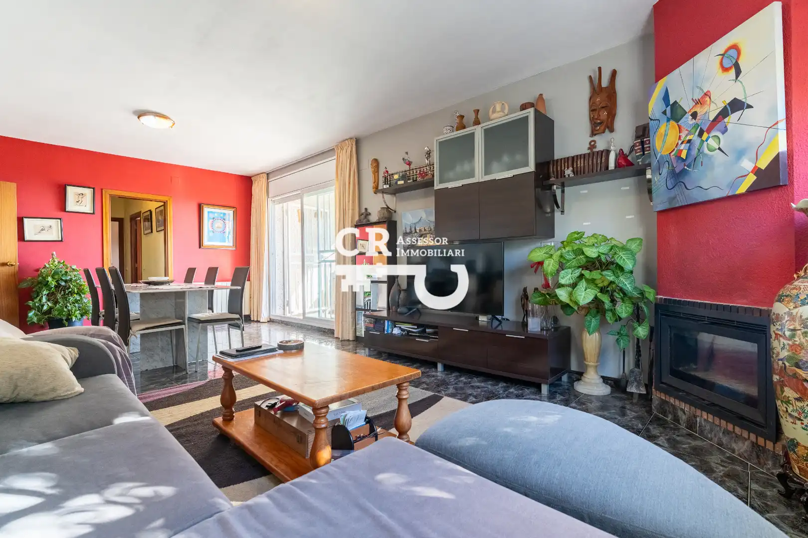 Sala de estar de Casa o chalet en venta en Cunit con Calefacción, Jardín privado y Terraza