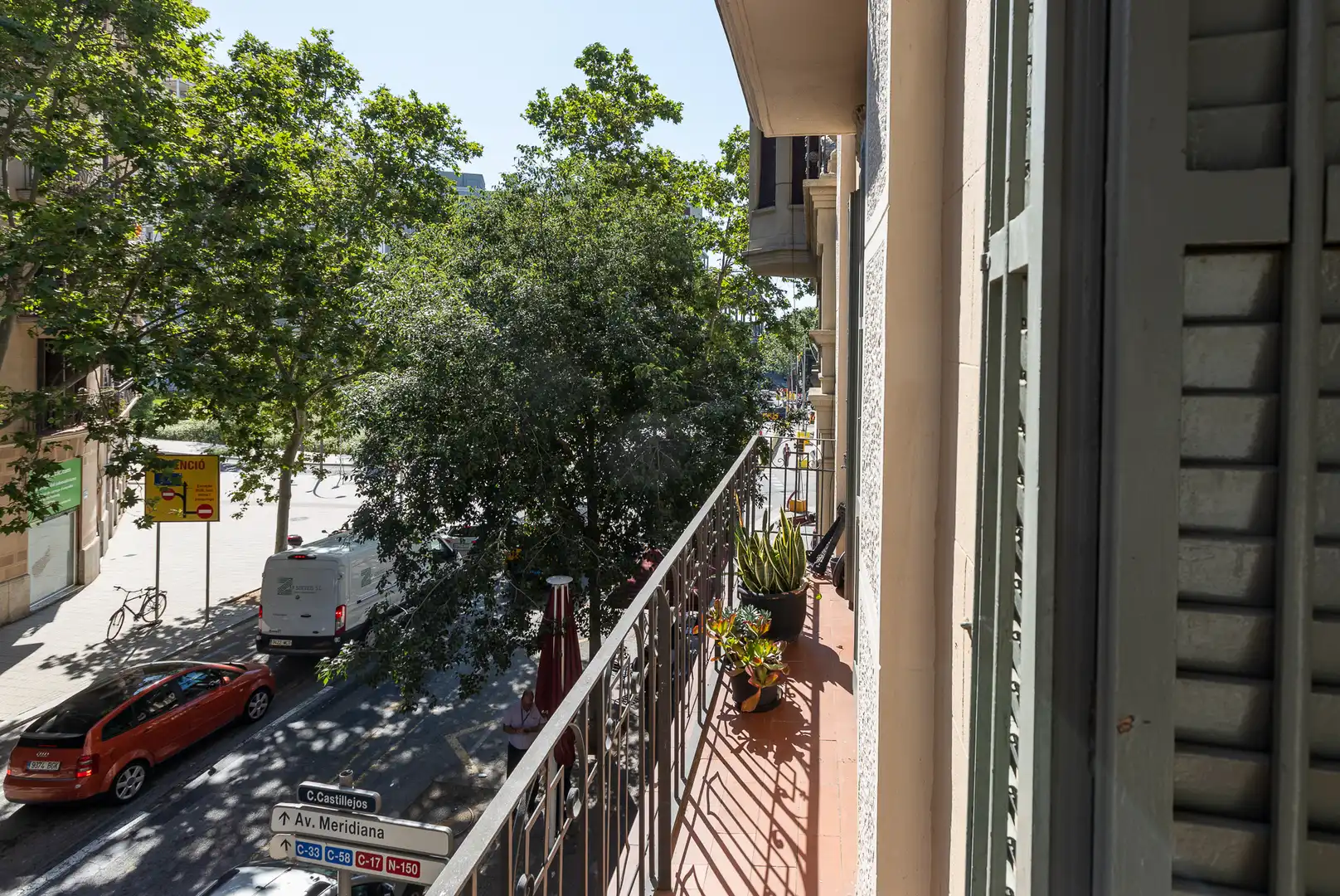 Terrasse von Wohnung zum Verkauf in Barcelona mit Balkon