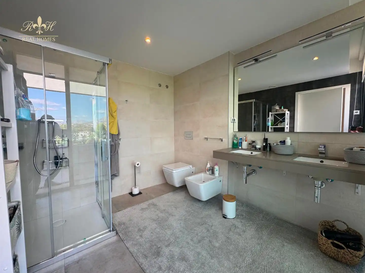 Bathroom of Detached homes for sale in L'Alfàs del Pi  with Air Conditioner, Heating and Private garden