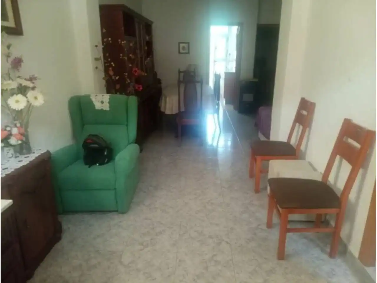 Sala de estar de Casa adosada en venta en Tavernes de la Valldigna con Aire acondicionado y Amueblado