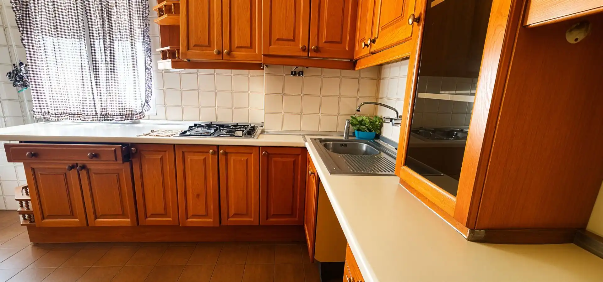 Kitchen of Flat for sale in Navalmoral de la Mata  with Terrace and Furnished