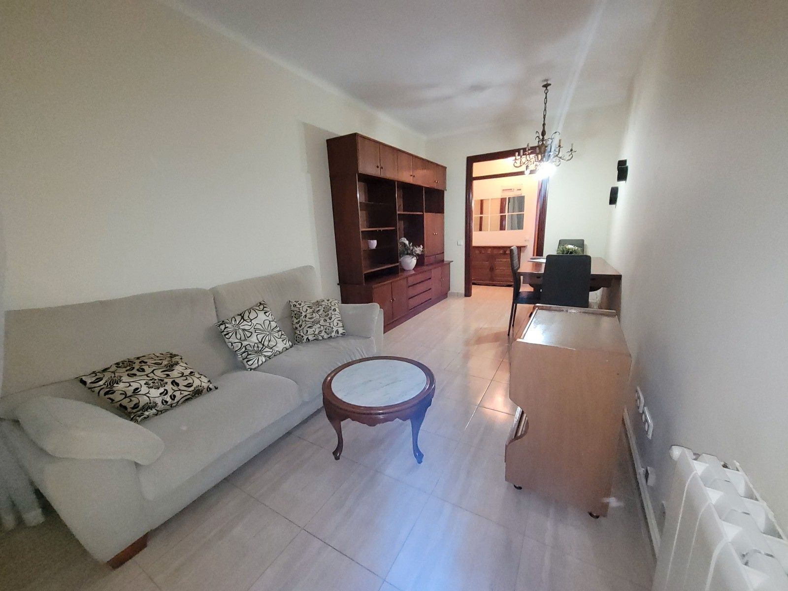 Sala d'estar de Pis de lloguer en  Barcelona Capital amb Calefacció, Moblat i Forn