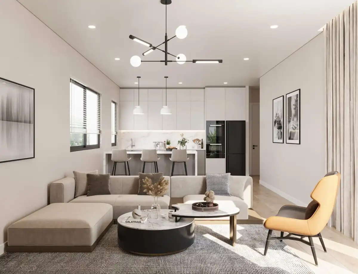 Sala de estar de Apartamento en venta en Rojales con Calefacción