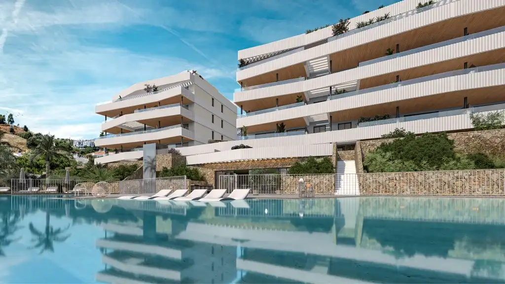 Appartement compact avec piscine à vendre à Mijas pueblo